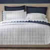 Budget ✔️ Matouk August Plaid Sheets Navy 💯 -Matouk Sales Store unnamed file 361