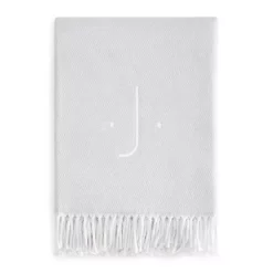 New 🔥 Matouk Initial Pezzo Throw Silver G 🔔 -Matouk Sales Store unnamed file 506