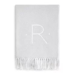 New 🔥 Matouk Initial Pezzo Throw Silver G 🔔 -Matouk Sales Store unnamed file 510