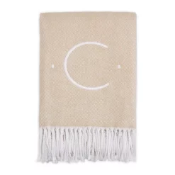 New 🔥 Matouk Initial Pezzo Throw Silver G 🔔 -Matouk Sales Store unnamed file 516