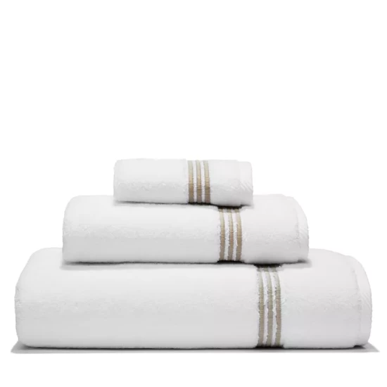 New π₯ Matouk Bel Tempo Milagro Towels - 100% Exclusive White/silver β€οΈ 4 New π₯ Matouk Bel Tempo Milagro Towels - 100% Exclusive White/silver β€οΈ - Image 2