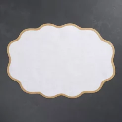 Best reviews of 😍 Matouk Scalloped Placemat, Set Of 4 Smoke Gray ✔️