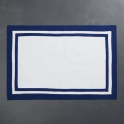 Cheap 🔔 Matouk Rectangle Placemats, Set Of 4 Sky Blue 🤩 -Matouk Sales Store unnamed file 715
