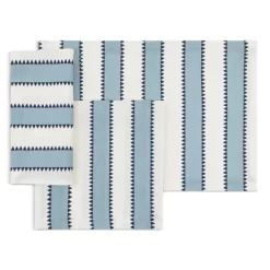 Cheapest 😀 Matouk Apollo Stripe Napkins, Set Of 4 Sky 🧨