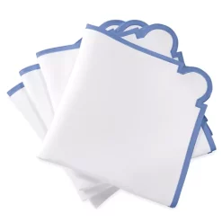 Flash Sale 🎁 Matouk Mirasol Napkin 22" X 22", Set Of 4 Azure 😍