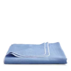 Hot Sale ⌛ Matouk Calypso Tablecloth, 88" Round White/sky 😀 -Matouk Sales Store unnamed file 915