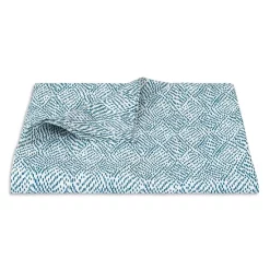 Flash Sale 💯 Matouk Duma Diamond Round Tablecloth, 108" Blue 🔔